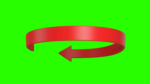 红色箭头可循环4k无缝循环。下载的加载箭头动画