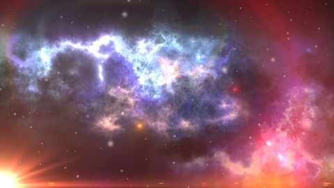 太空宇宙中的星云动画视频素材模板下载