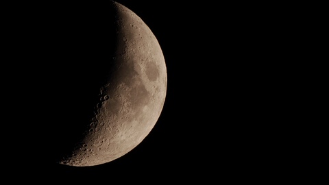 月球的超高清特写镜头