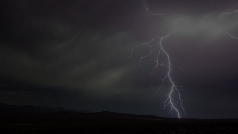 南非坦瓦喀鲁夜间闪电时光流视频
