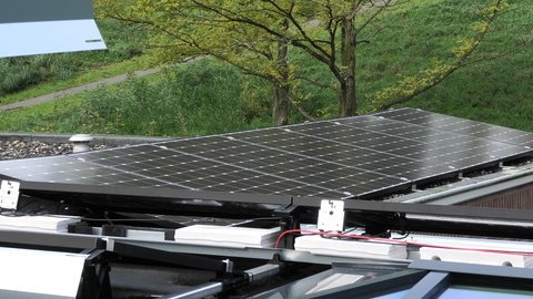 组装太阳能电池视频素材模板下载