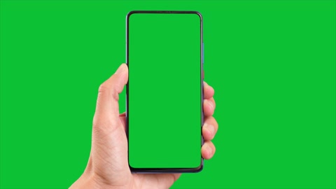 绿屏手机和绿色背景墙重合