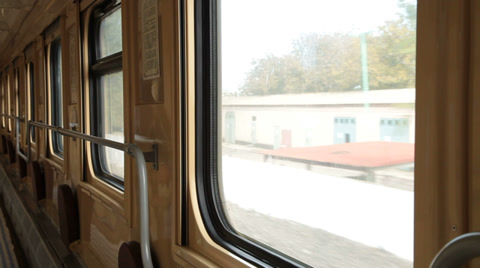 乘客运火车旅行视频素材模板下载