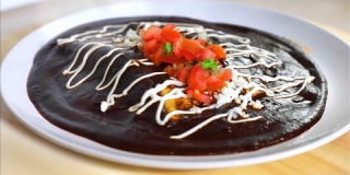 墨西哥美食，鼹鼠卷饼
