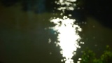 河面上太阳反射的模糊景象高清在线视频素材下载