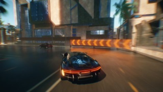 虚拟3D游戏赛车视频 视频素材模板下载