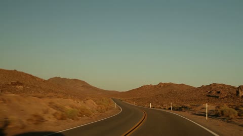 死亡谷的公路视频素材模板下载