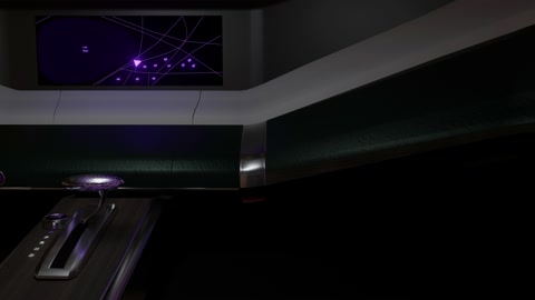 一辆未来主义汽车内部的3D渲染动画视频素材模板下载