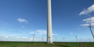 风力涡轮机产生电能风力电技术