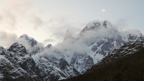 喀喇昆仑山脉景观视频素材模板下载