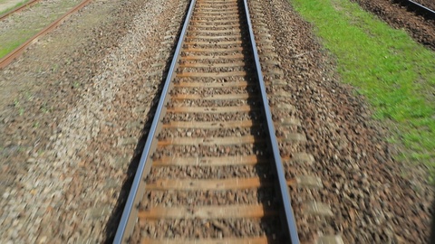 铁路旅行的视角视频素材模板下载