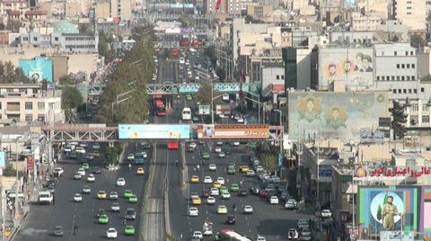 德黑兰伊朗交通壁画战争英雄