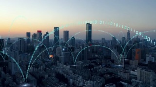 未来网络概念智能科技互联城市视频素材模板下载