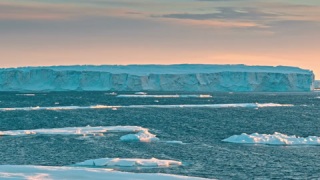 北极漂浮的冰视频素材模板下载