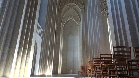 格伦特维格教堂哥本哈根 - 室内静态镜头拍摄