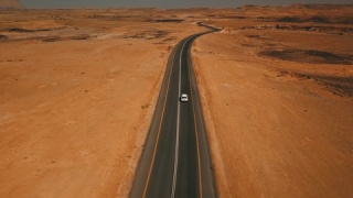 米茨佩拉蒙沙漠公路视频素材模板下载