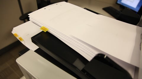打印机可以打印多张纸