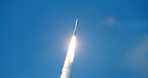 火箭发射太空视频