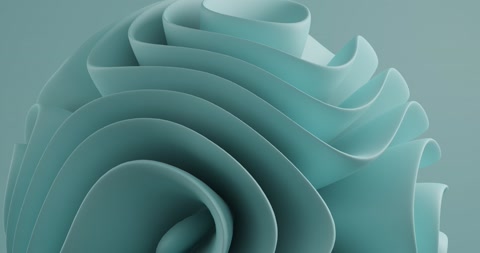 柔软的波浪形状。时尚的现代抽象背景。Windows 11风格