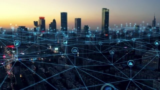 未来网络概念智能科技互联网城市视频素材模板下载