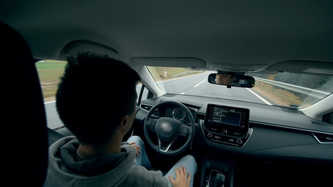自动驾驶汽车视频素材模板下载
