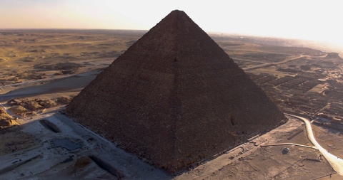 埃及金字塔鸟瞰