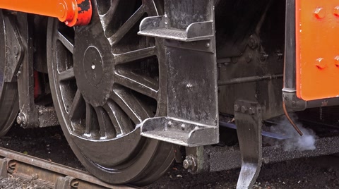 蒸汽机车、蒸汽火车、交通运输视频素材模板下载