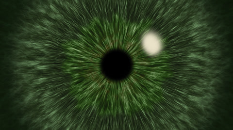 绿色眼球瞳孔视频素材模板下载