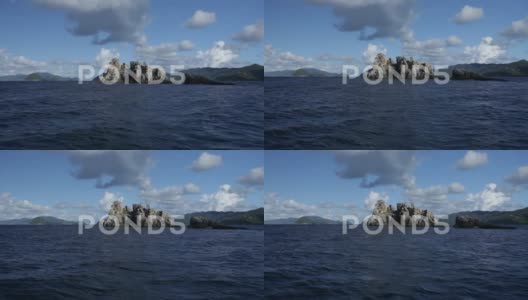 岩石岛进近-mot-trk高清在线视频素材下载